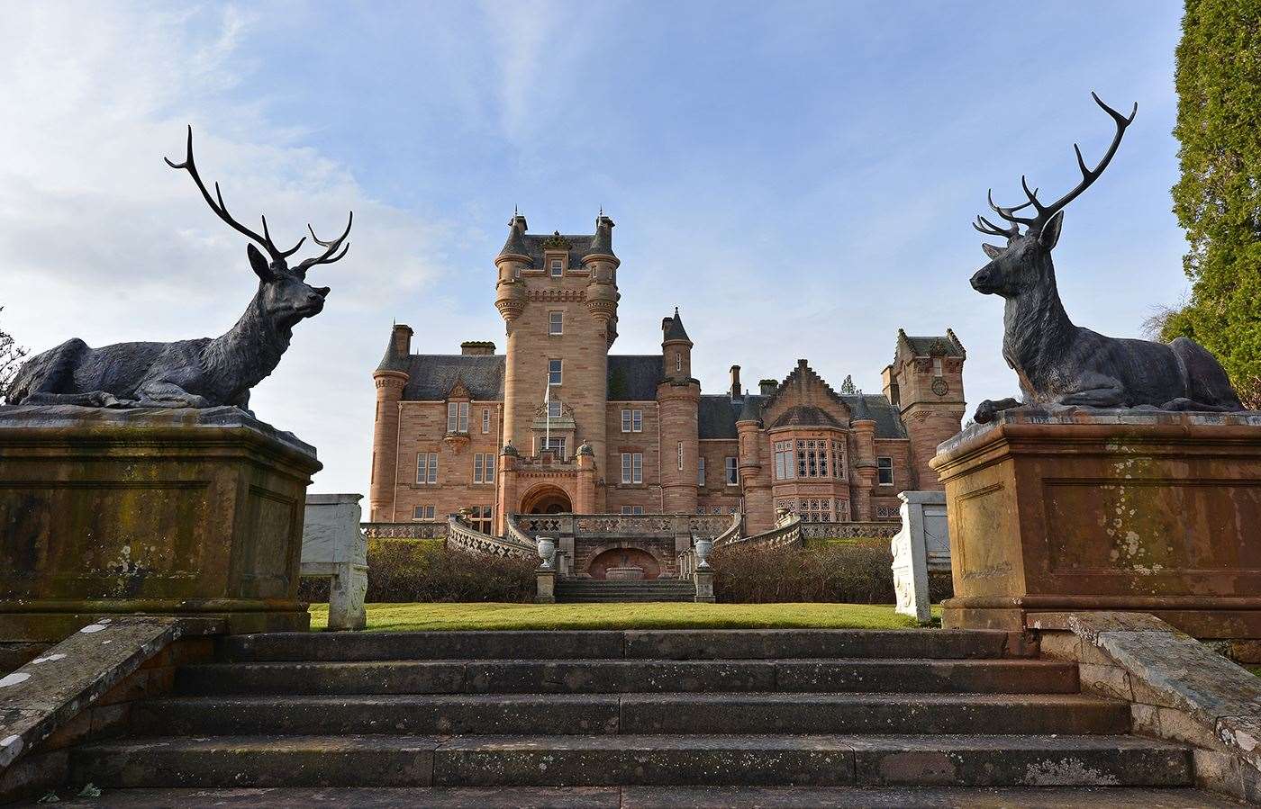 Ardross Castle in Easter Ross is now a familiar sight to millions of viewers.