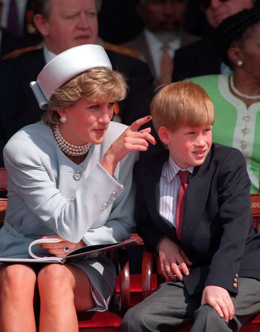 Diana with a young Prince Harry (Martin Keene/PA)