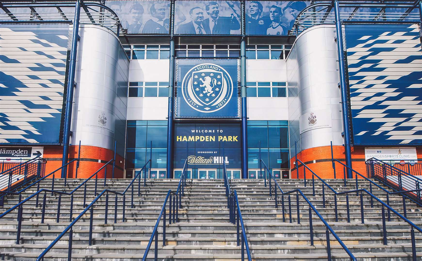 Glasgow, Scotland - May 2019: Hampden Park football stadium