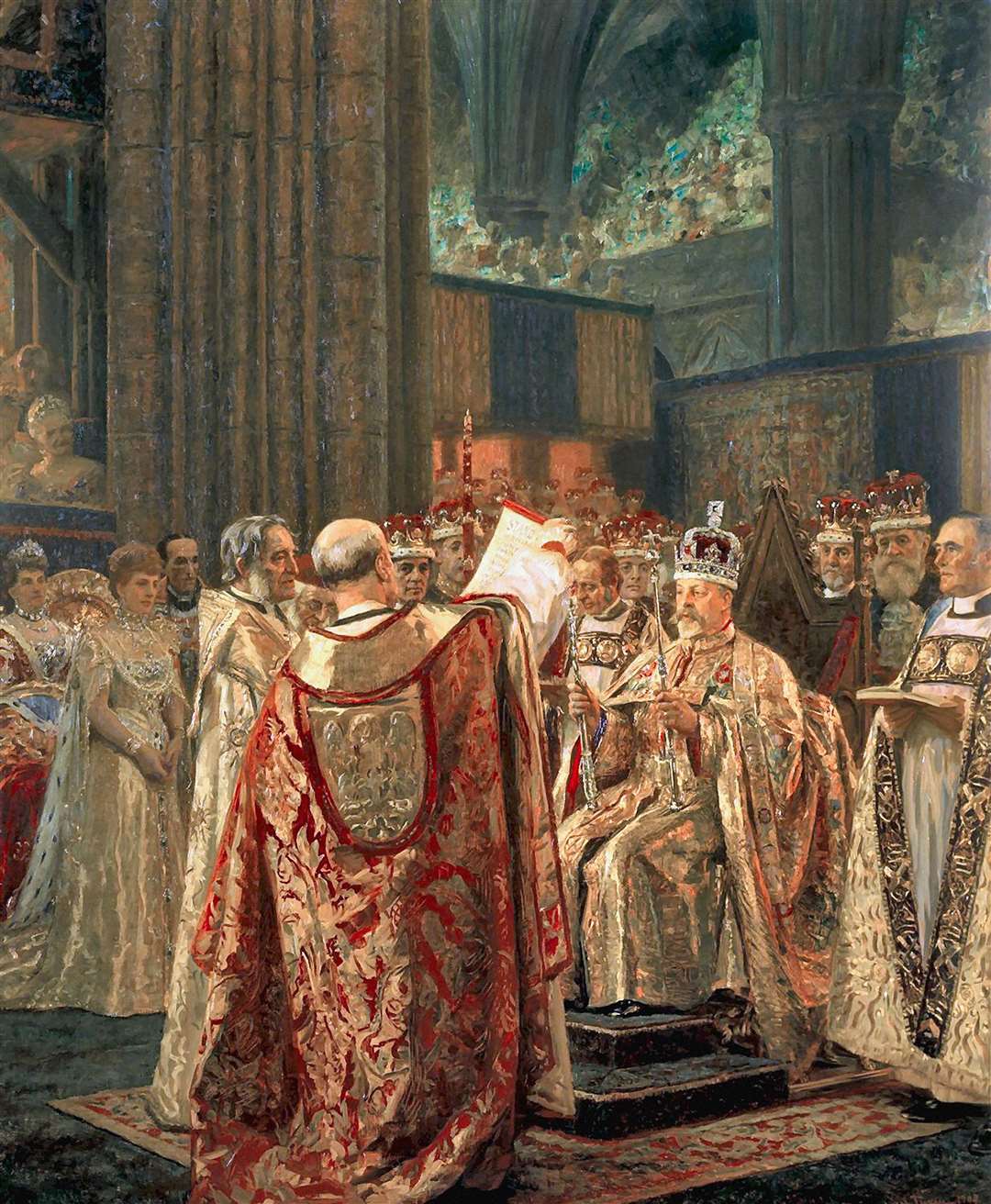 The coronation of Edward VII (Painters/Alamy Stock Photo/PA)