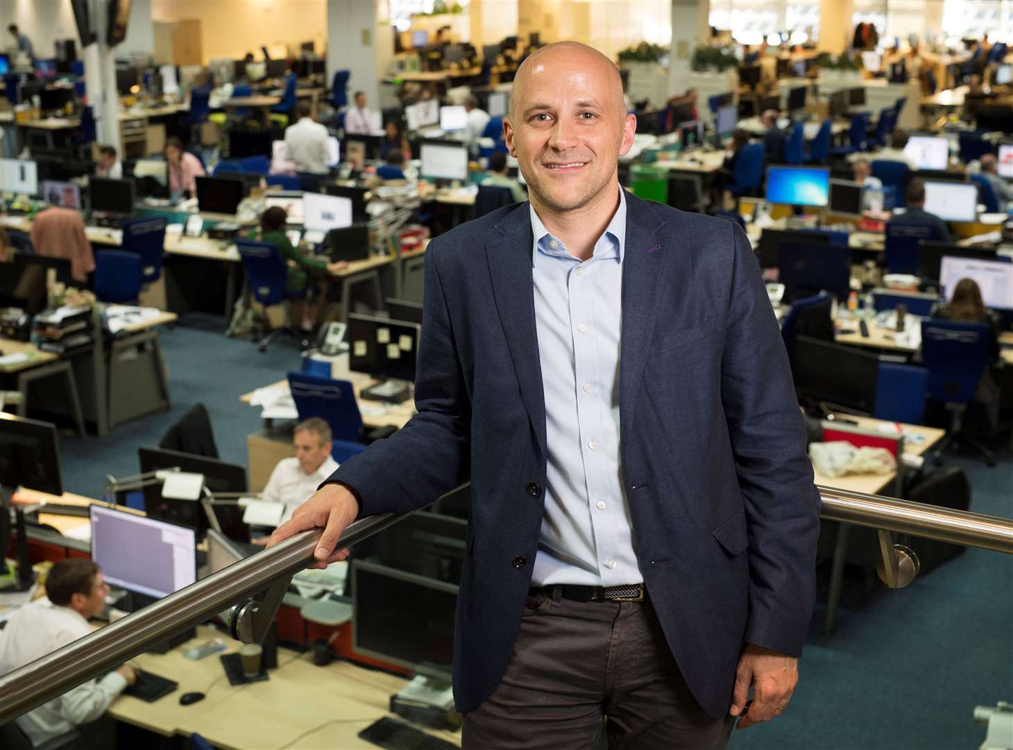 Nick Hugh stepped down as chief executive of the Telegraph Media Group on Friday (Telegraph Media Group/PA)