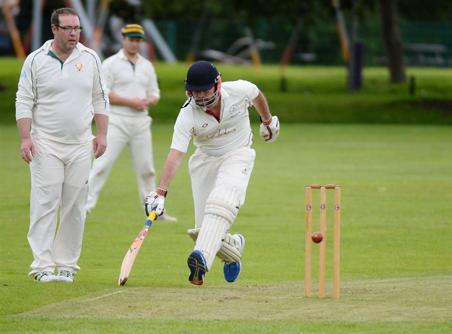 Euan Smith helped Highland over the line against Forres with a knock of 46 not out. Picture: Gary Anthony. Image No.044421