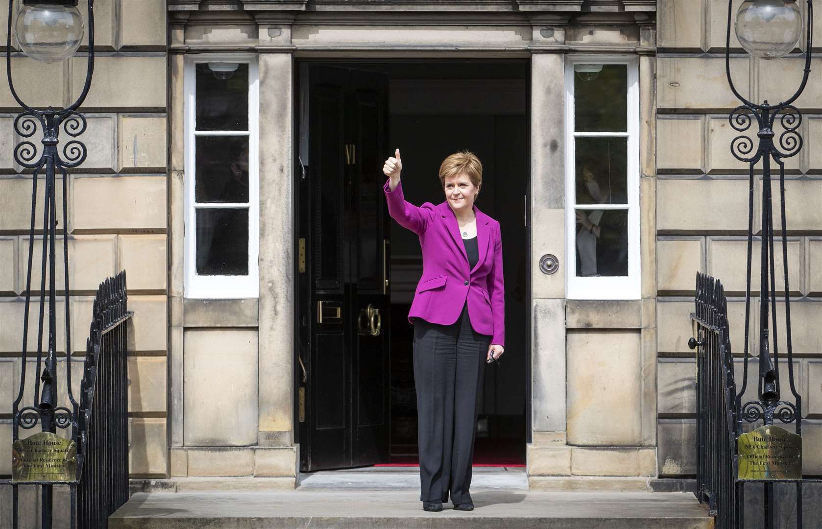 Ms Sturgeon was returned as First Minister in 2021 after the SNP won the Holyrood elections on a manifesto which included a pledge to hold another independence referendum (Jane Barlow/PA)