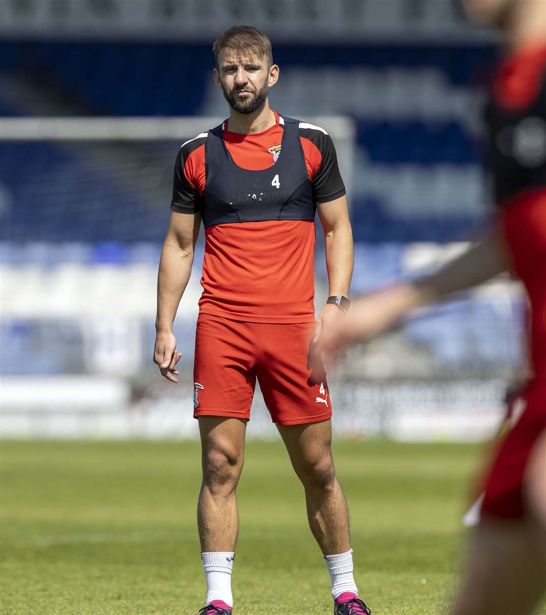 Just getting time on the training pitch has been a challenge for Sean Welsh due to a litany of injuries this season. Picture: Ken Macpherson