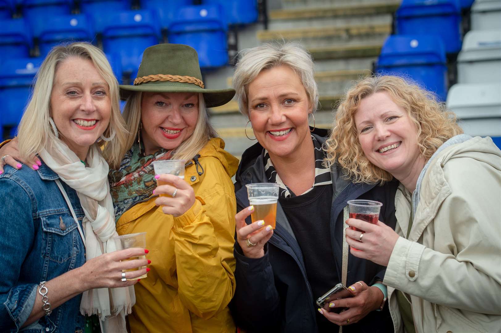Lesley McKinlay, Lucy Ferrier, Sharon Liang and Elspeth Richardson (Duran Duran). Picture: Callum Mackay..