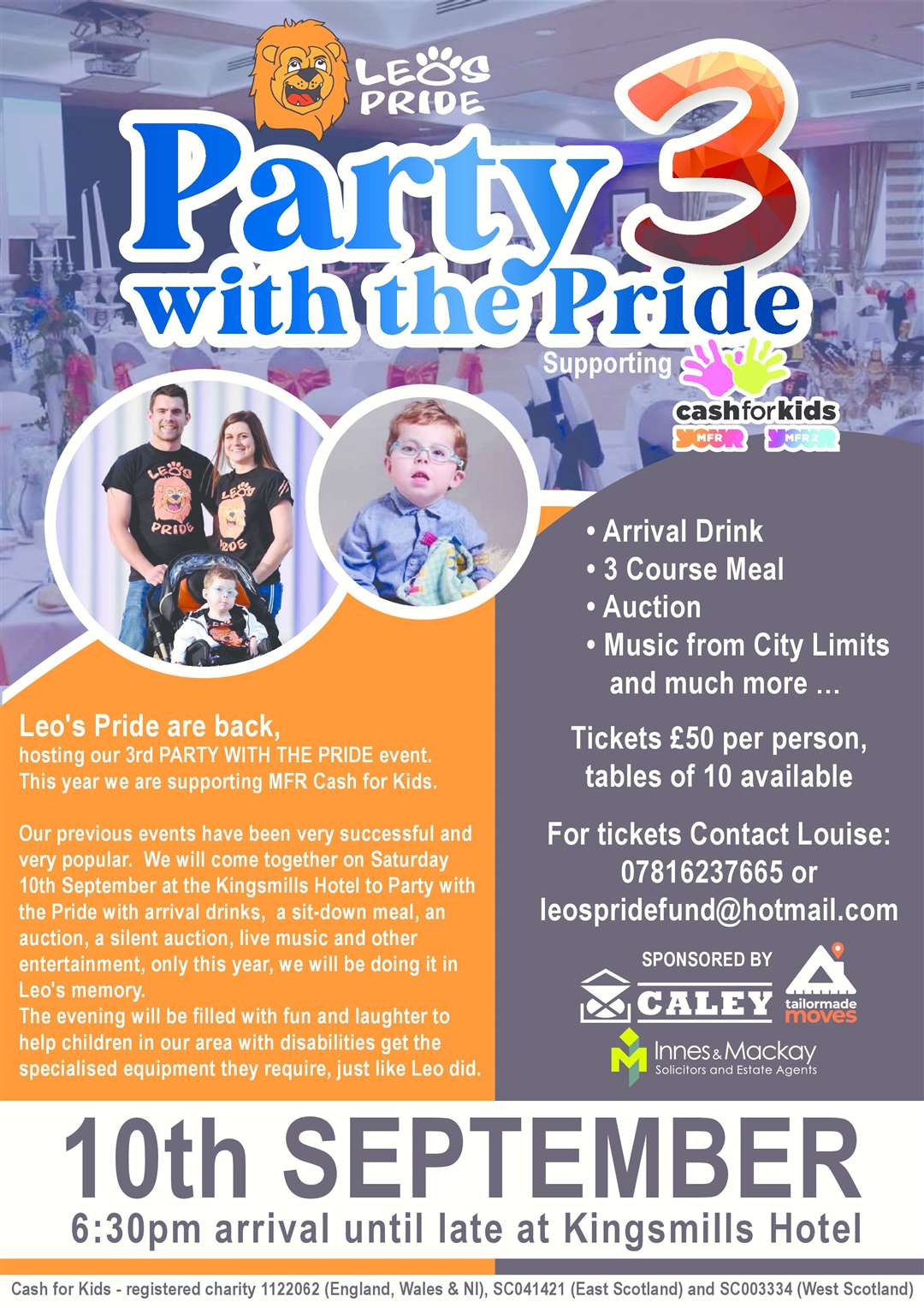 Party with the Pride 3 event flyer