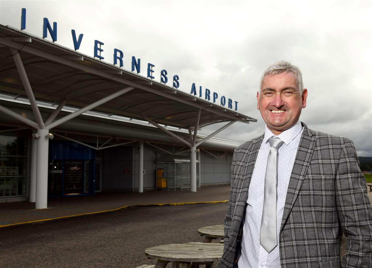 Graeme Bell, manager at Inverness Airport.