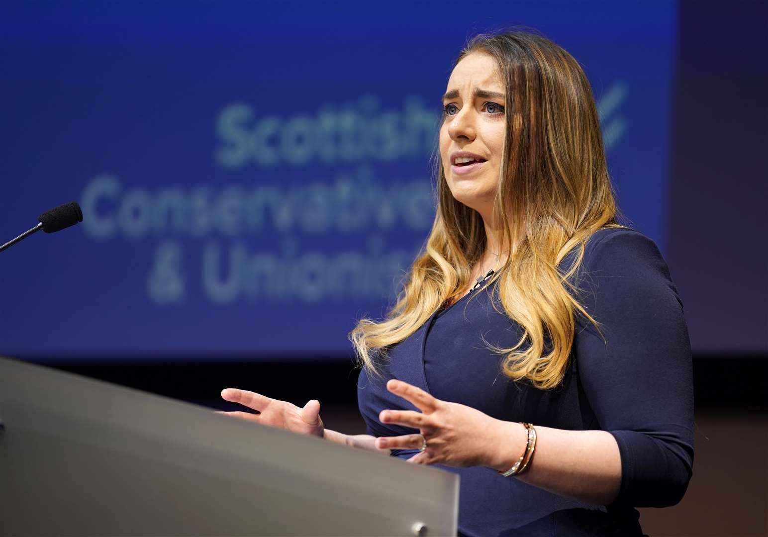 Meghan Gallacher will address her party’s conference on Friday (Andrew Milligan/PA)