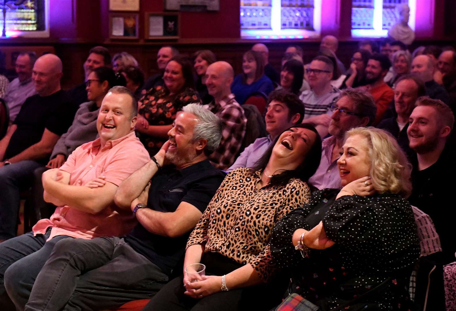 The audience was thoroughly entertained. Picture: James Mackenzie