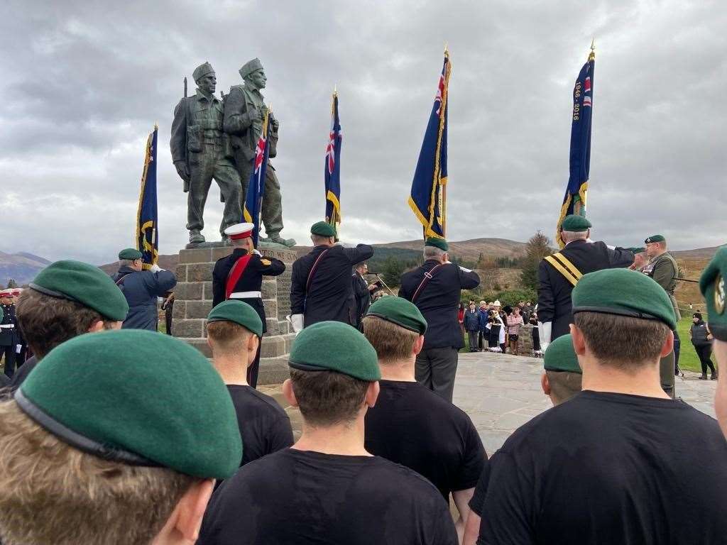 Hundreds attended the Spean Bridge monument to mark the 80th anniversary of the formation of the Commandos.