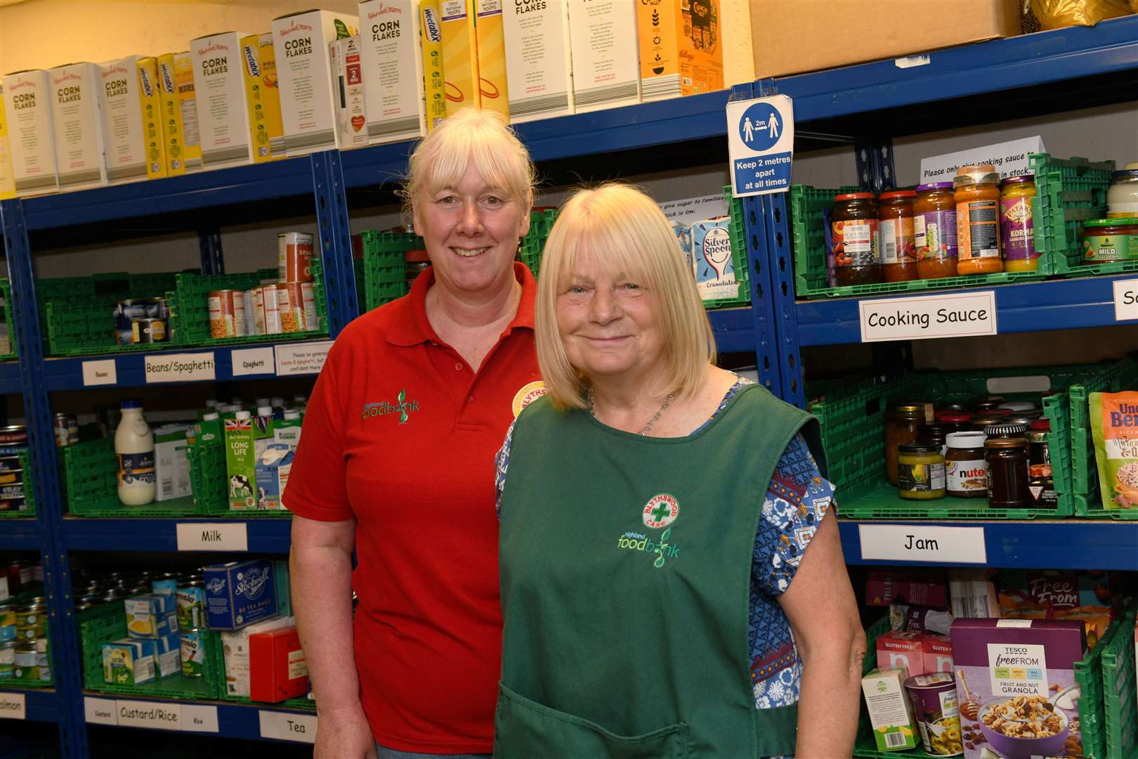 Lorna Dempster and Susan Miller, of the Highland Foodbank which is expecting a rising referrals this winter.