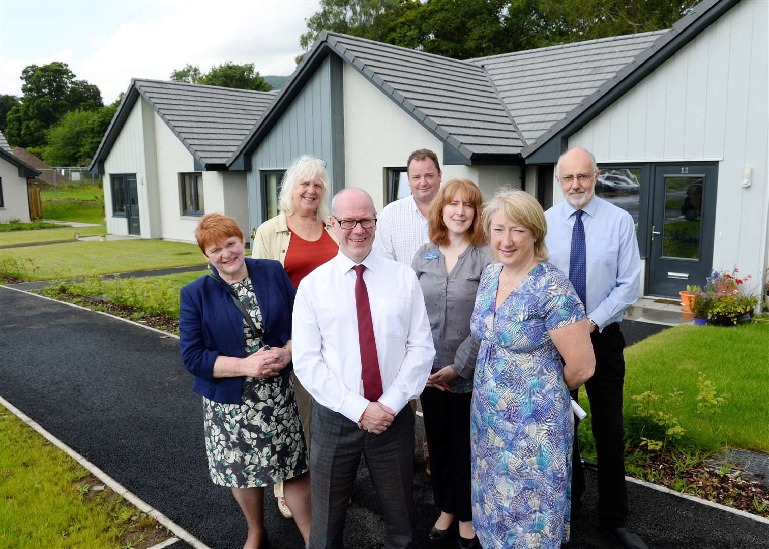 Housing minister Kevin Stewart on visit to the Glenurquhart Care Project...Picture: Gary Anthony. Image No.044494.