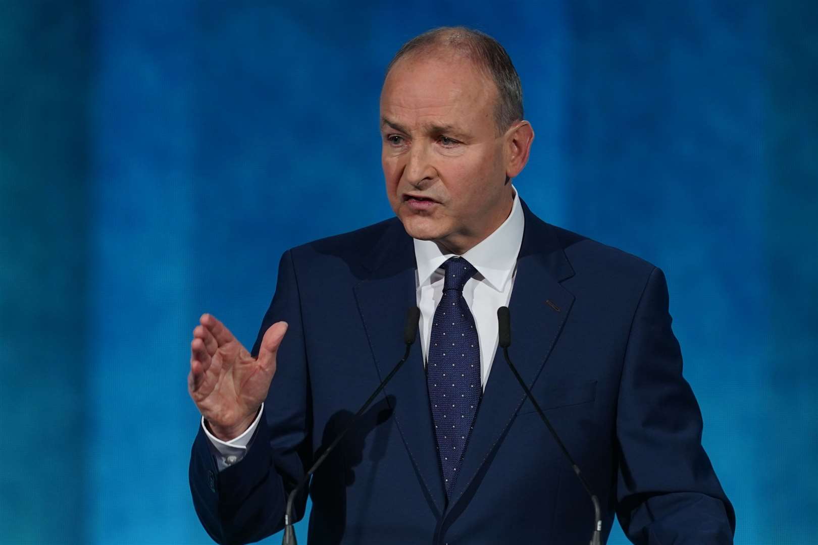 Tanaiste Micheal Martin said he is ‘very focused’ on Emily Hand, eight, who is feared to be a Hamas hostage in Gaza (PA)