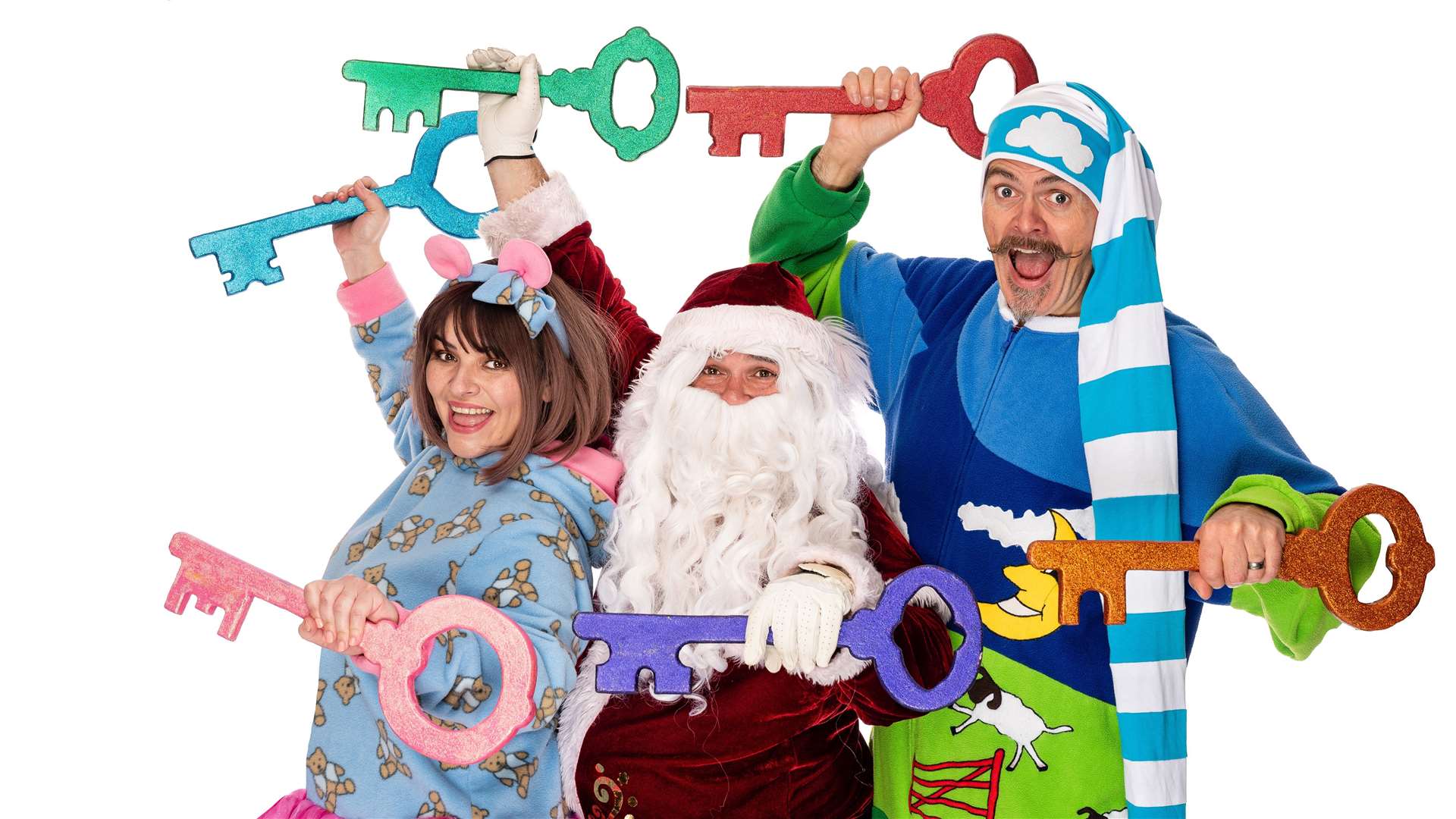 Funbox with Santa's Pyjama Party but coming to Elgin and Aberdeen in January with Pyjama Party.