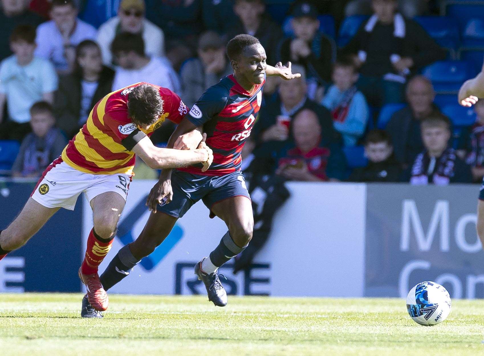 Victor Loturi made his international debut for Canada earlier this week – but he will get a long-awaited break before returning to Ross County. Picture: Ken Macpherson