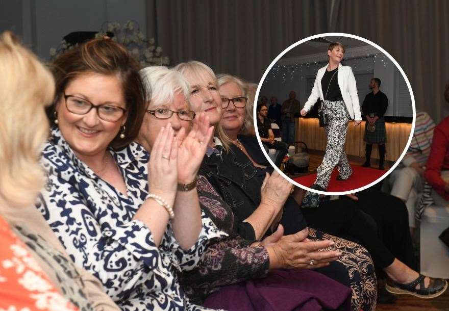 The fashion show was held in Inverness on Friday night.