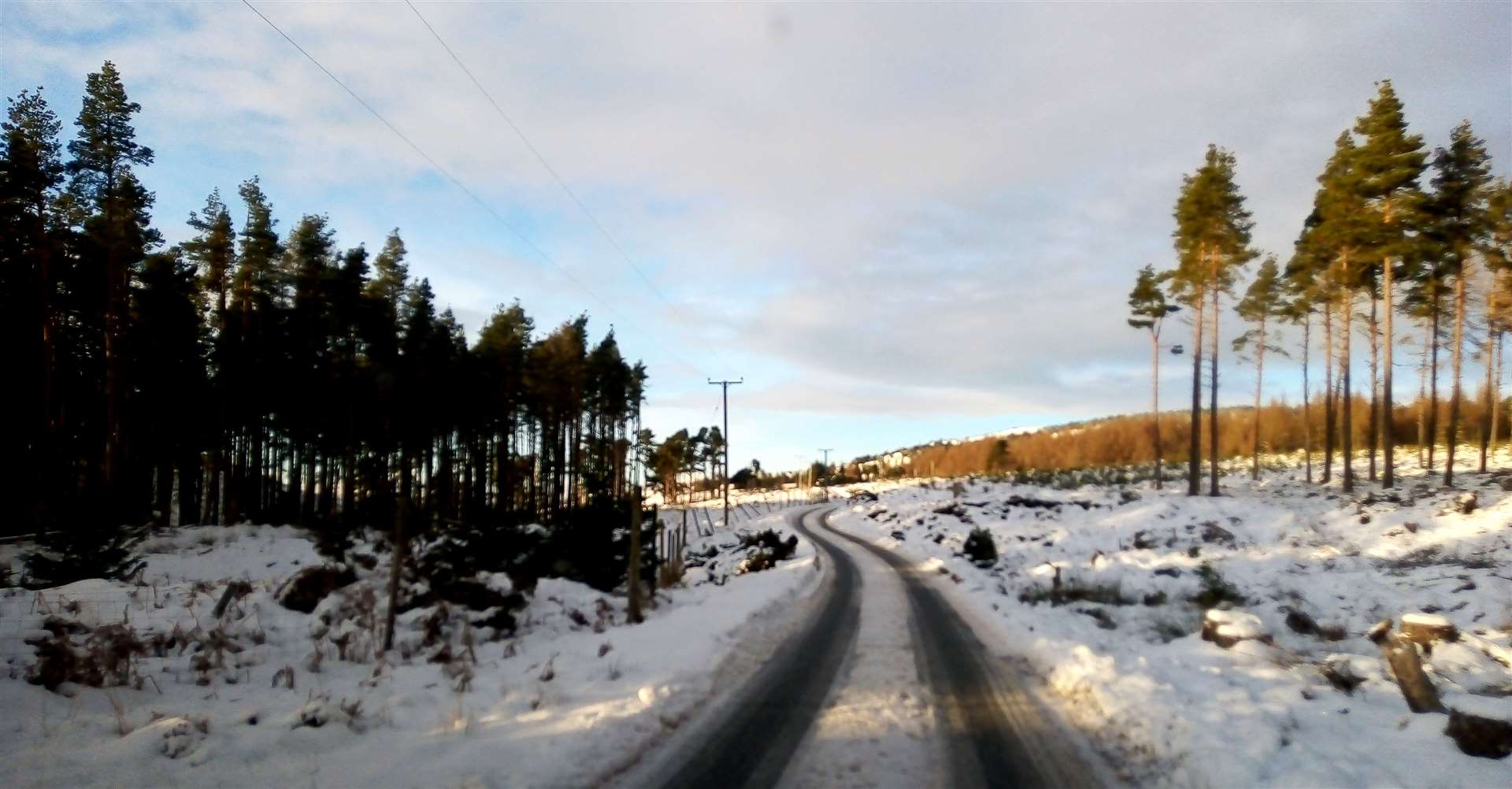 Icy road surfaces have sparked a plea from police.
