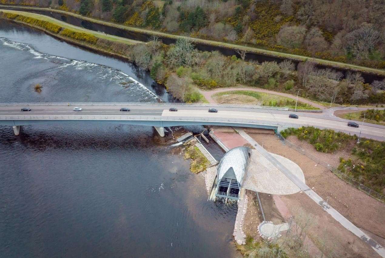 An aerial view of Hydro Ness which has been shortlisted for the finals of The VIBES – Scottish Environment Business Awards.