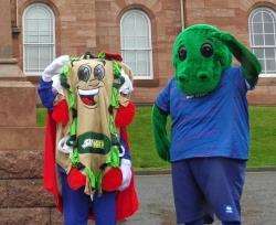 Nessie and Sub Man out on their adventures