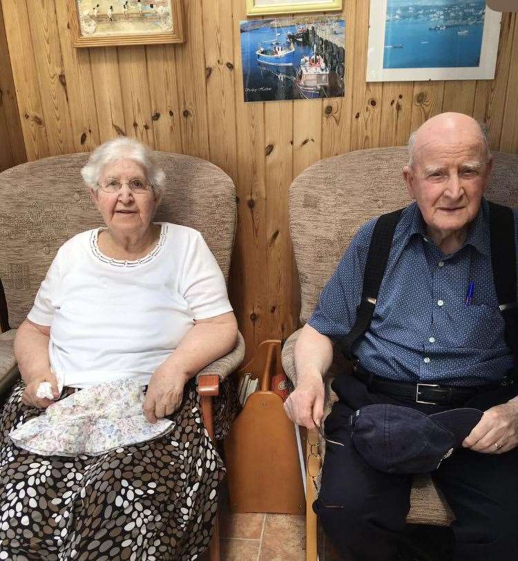 Mary and Willie MacKintosh had a quiet celebration for their 70th anniversary.