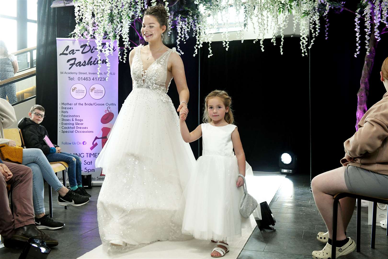 The fashion show will feature beautiful gowns from Opalily Bridal, Turriff. Picture: James Mackenzie
