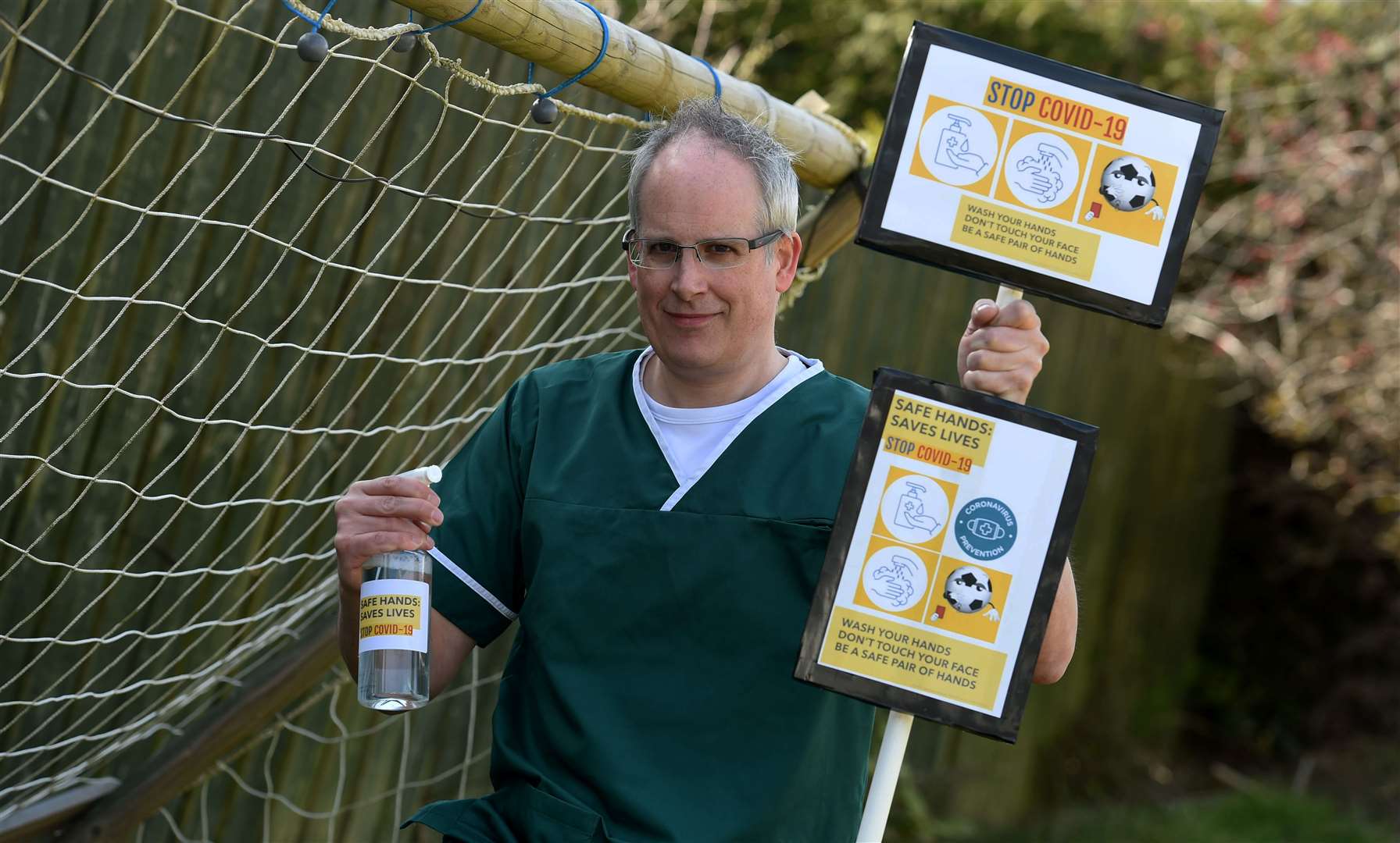 GP Dr Ross Jaffrey launched the Safe Hands, Saves Lives group at the start of the pandemic.