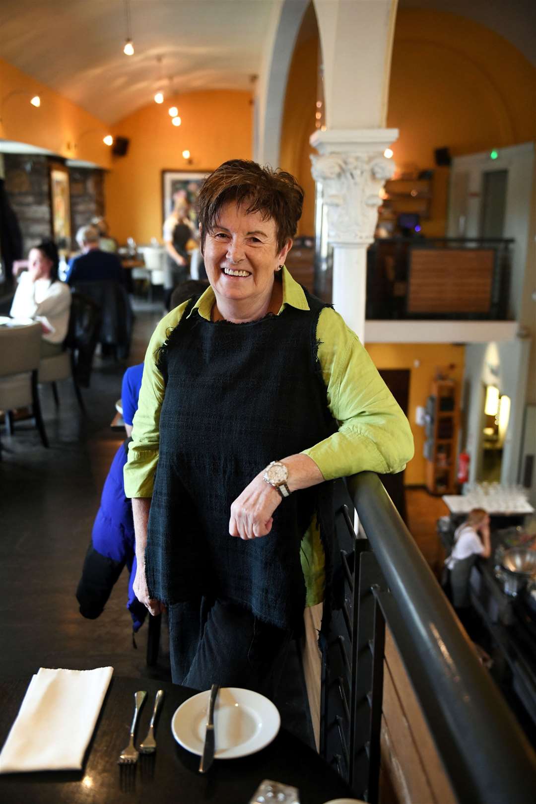 Christine Robertson, manager at The Mustard Seed restaurant. Picture: James Mackenzie