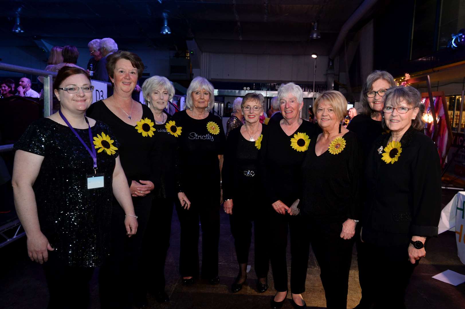 Keeping it all ticking over are The Highland Hospcie Belles.