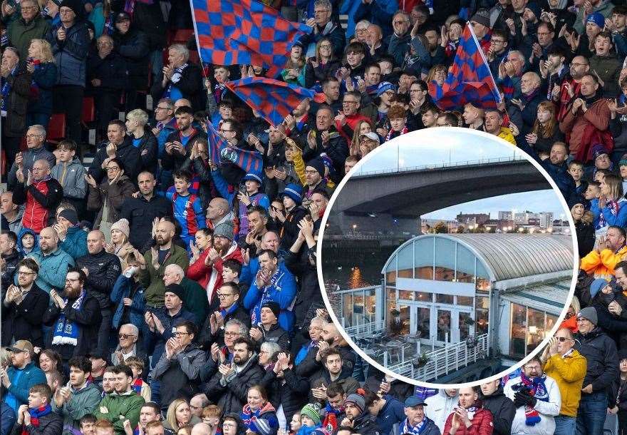Caley Thistle fans are planning a pre-match party at Glasgow's Renfrew ferry venue on the Clyde