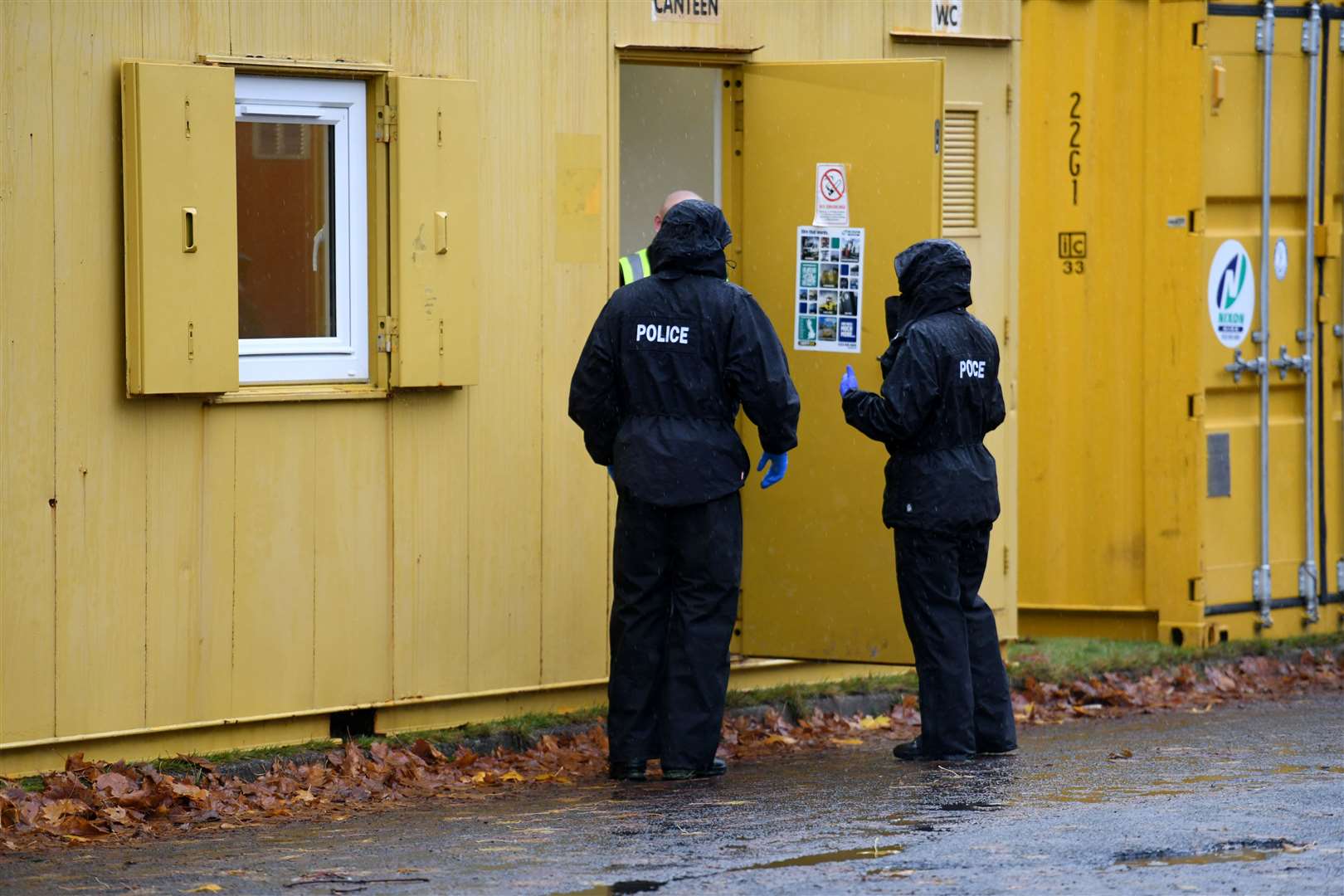 Police have been in the Dalneigh area today as part of the investigation.