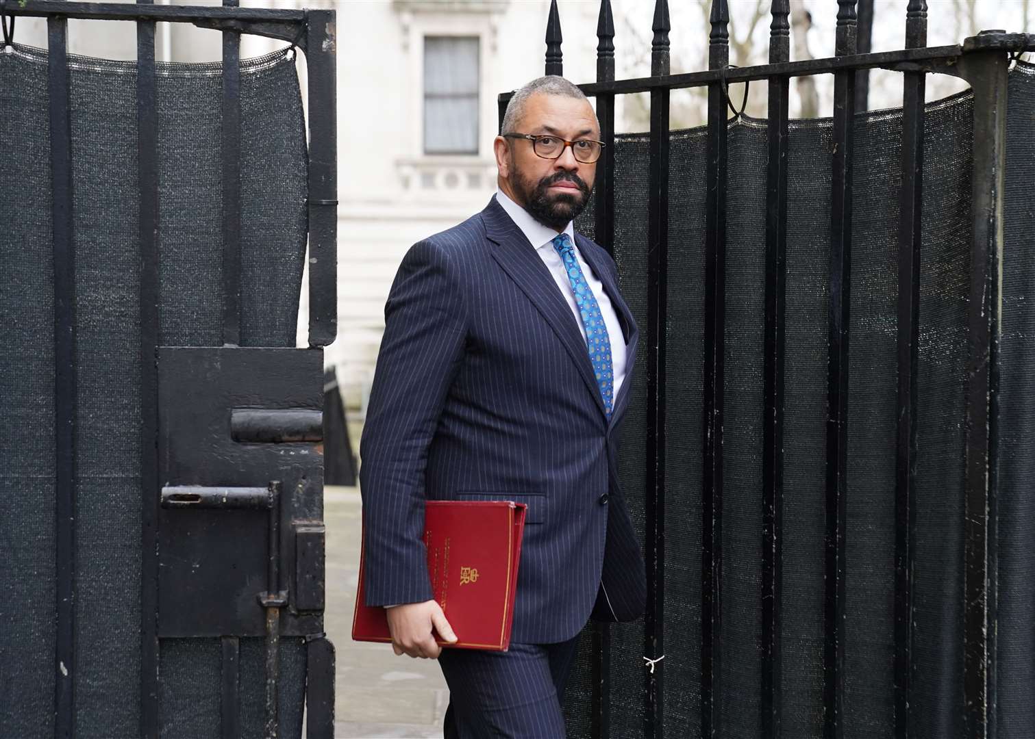 Foreign Secretary James Cleverly is due to meet the EU’s Maros Sefcovic on Friday to formally adopt the Windsor pact (Stefan Rousseau/PA)