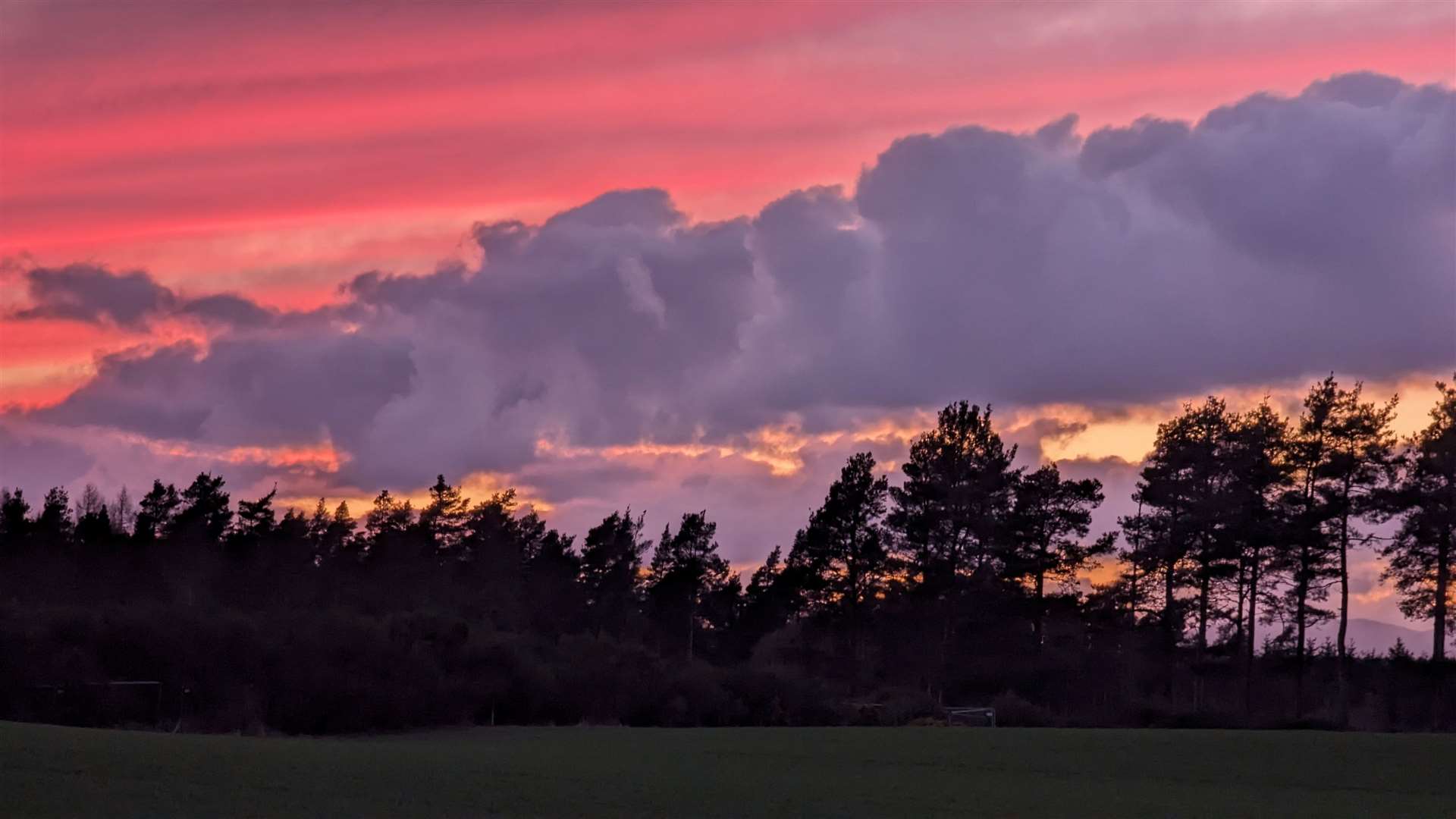 Sunset at Tornagrain. Picture: Richard McKay