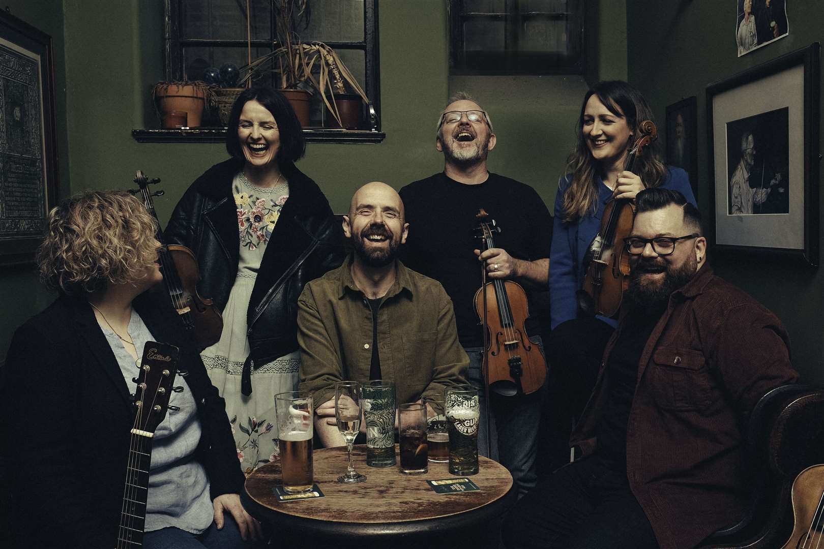 Blazin' Fiddles celebrating their latest tour which comes to Eden Court on Saturday.