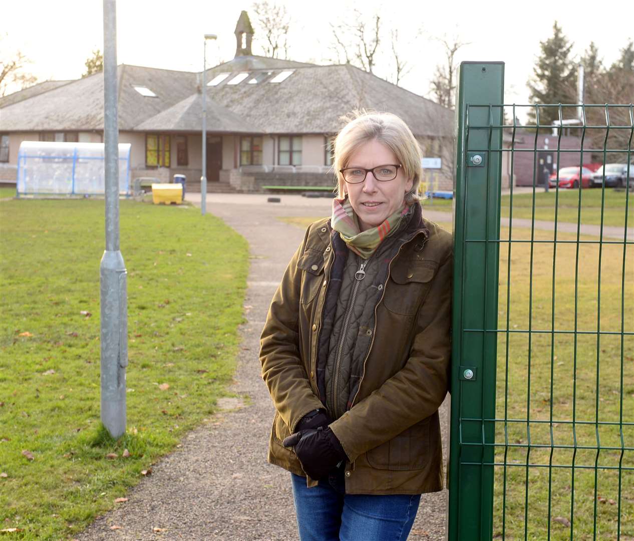 Croy Primary is feeling the pressure of new developments.Community Councilor Lesley-Ann Stoddart.Photo Gary Anthony ...