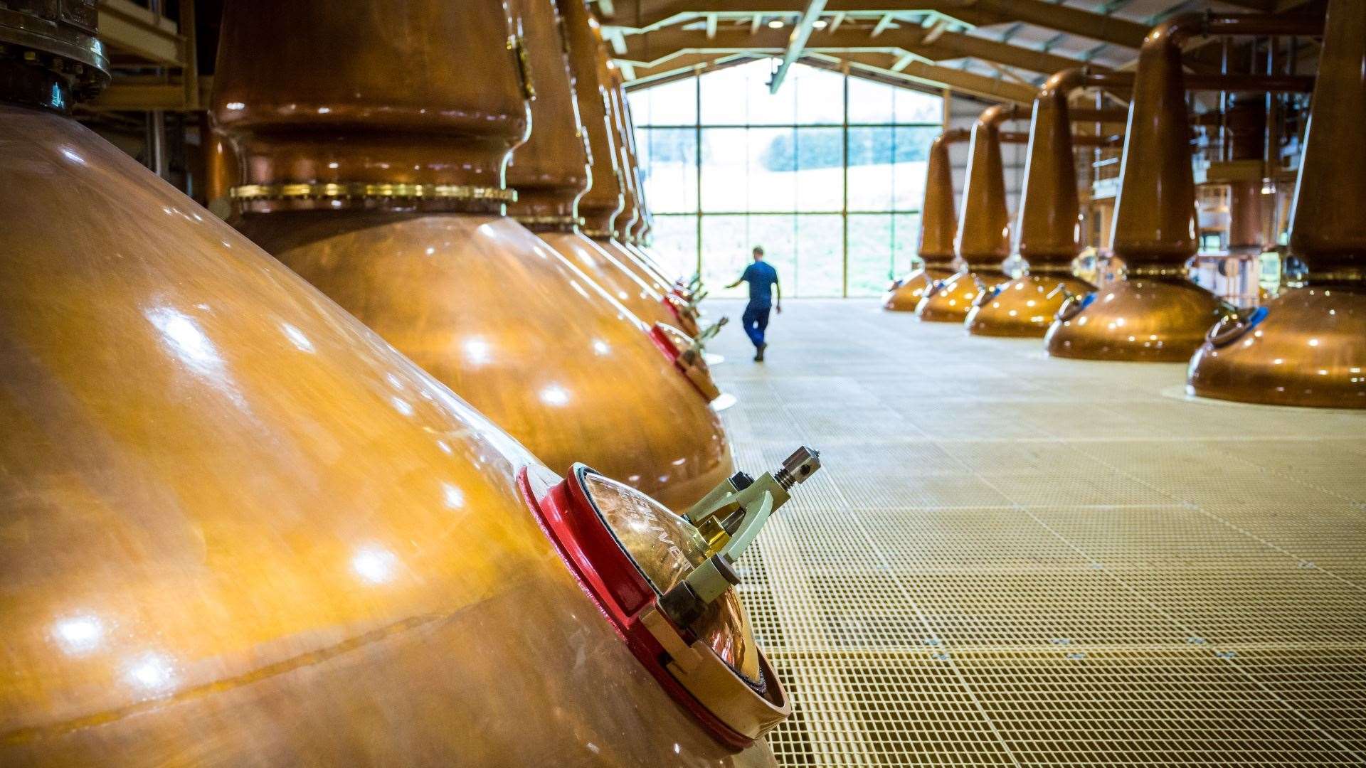 Inside the Glenlivet distillery (University of Aberdeen/PA)
