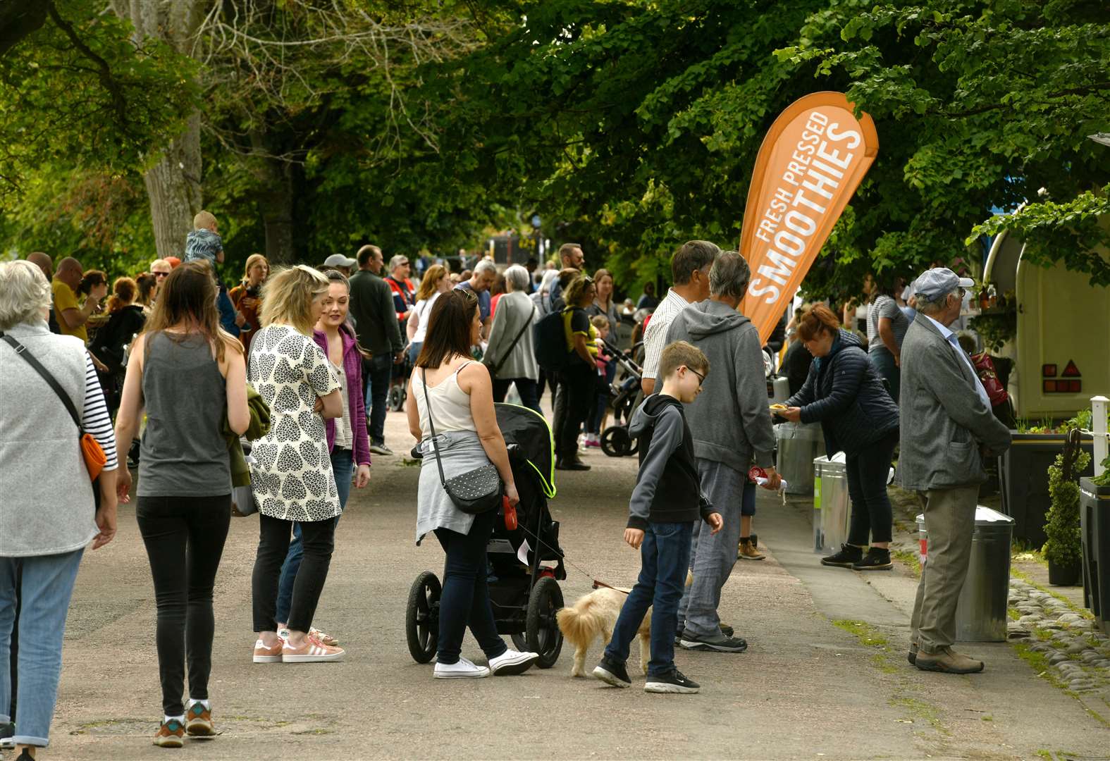 The Highland Food and Drink Trail on Ness Walk in Inverness pulls in the crowds.