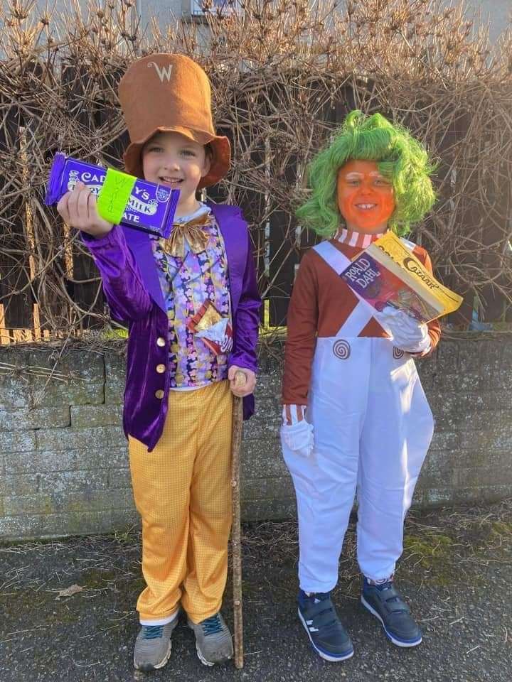 Charlie and his Oompa Loompa. Picture: Pauline Fiddes.