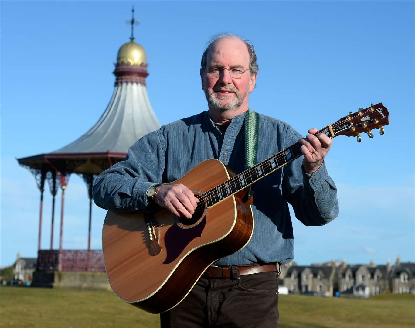 Nairn musician and songwriter Dave Godden. Picture: Gary Anthony