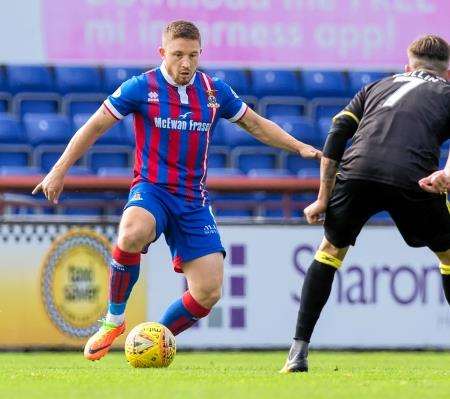 John Baird was part of the Caley Thistle side booed off on Saturday. Picture: Ken Macpherson.