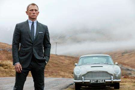 Daniel Craig stars as James Bond in an iconic scene from Skyfall in Glencoe.