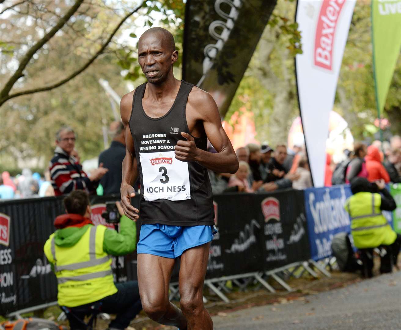 Isaiah Kosgei is aiming to win his first Loch Ness Marathon on Sunday – and the course record would be the cherry on top. Picture: Gary Anthony