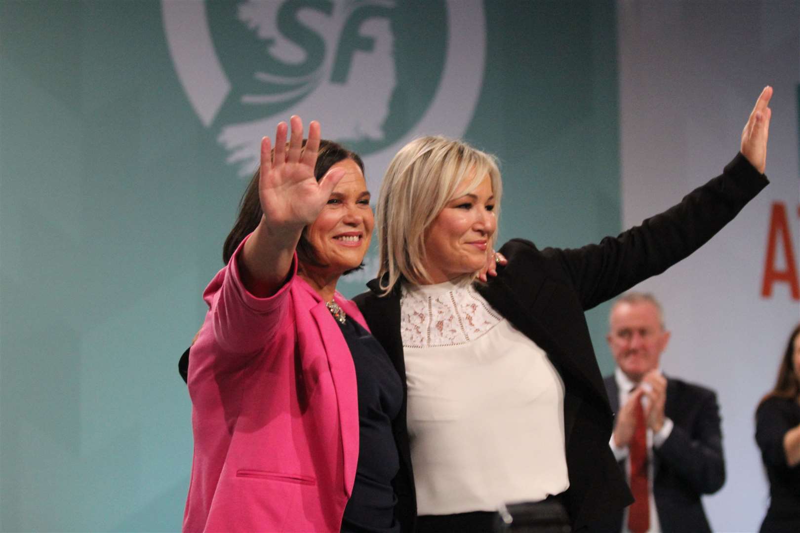 Mary Lou McDonald and Michelle O’Neill come from a new generation of Irish republicanism (Sinn Fein/PA)