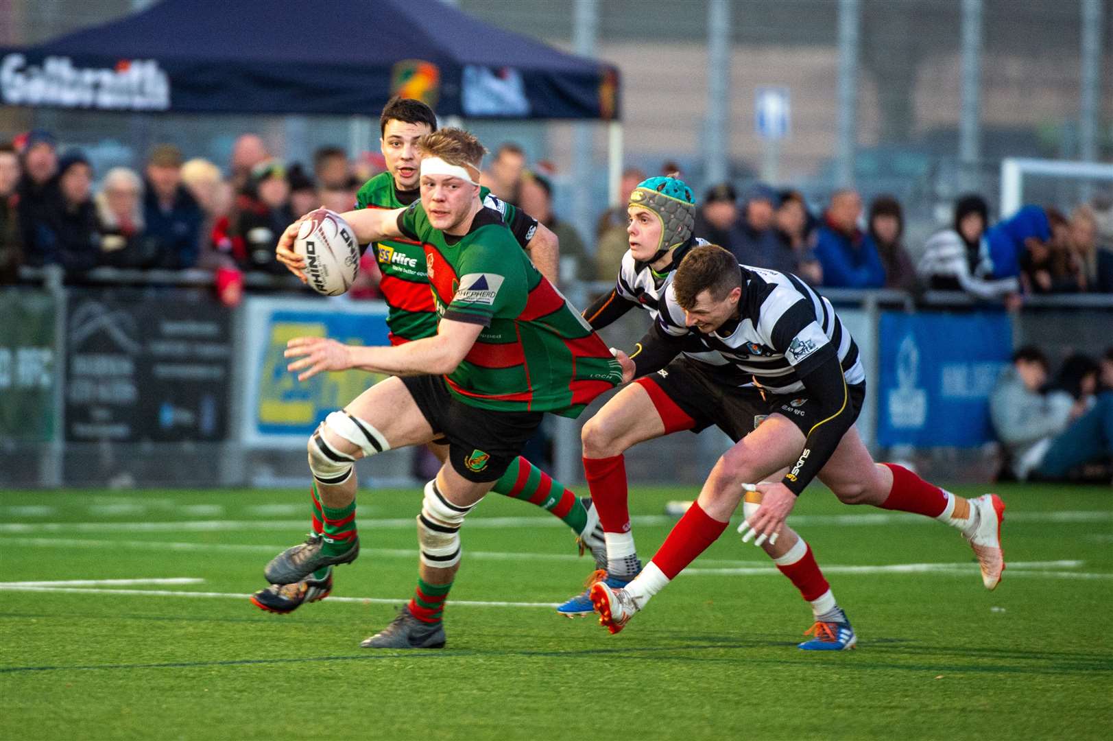Highland face a crucial match in their bid to finish the National One season as runners-up as they return to action after the winter break at Heriot's Blues. Picture: Callum Mackay