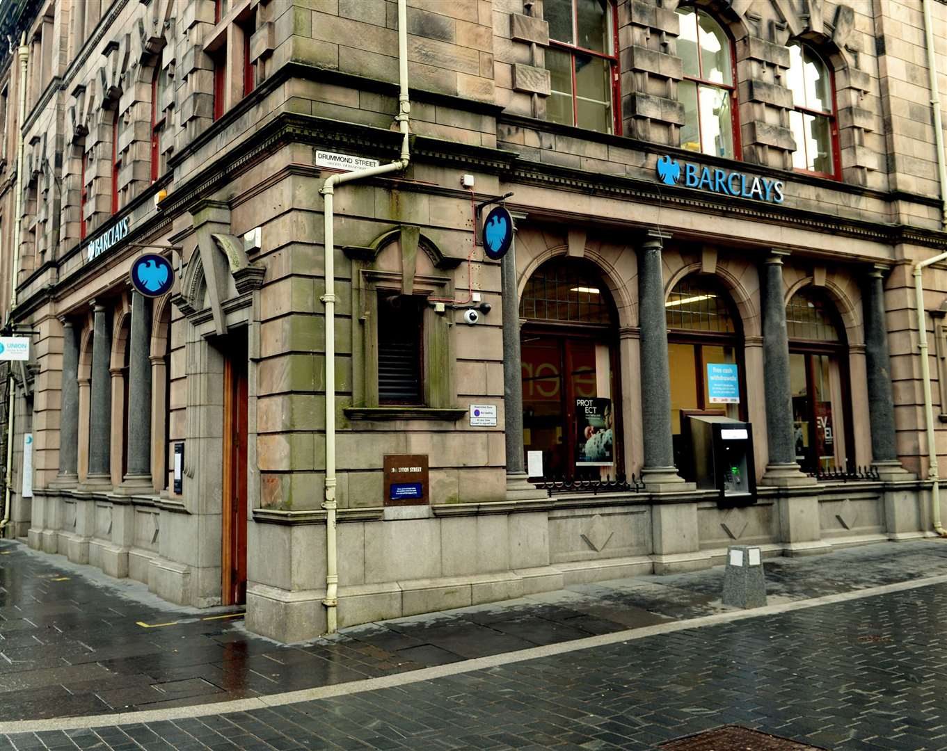 Barclays Bank, Union Street, Inverness. Picture: James Mackenzie.
