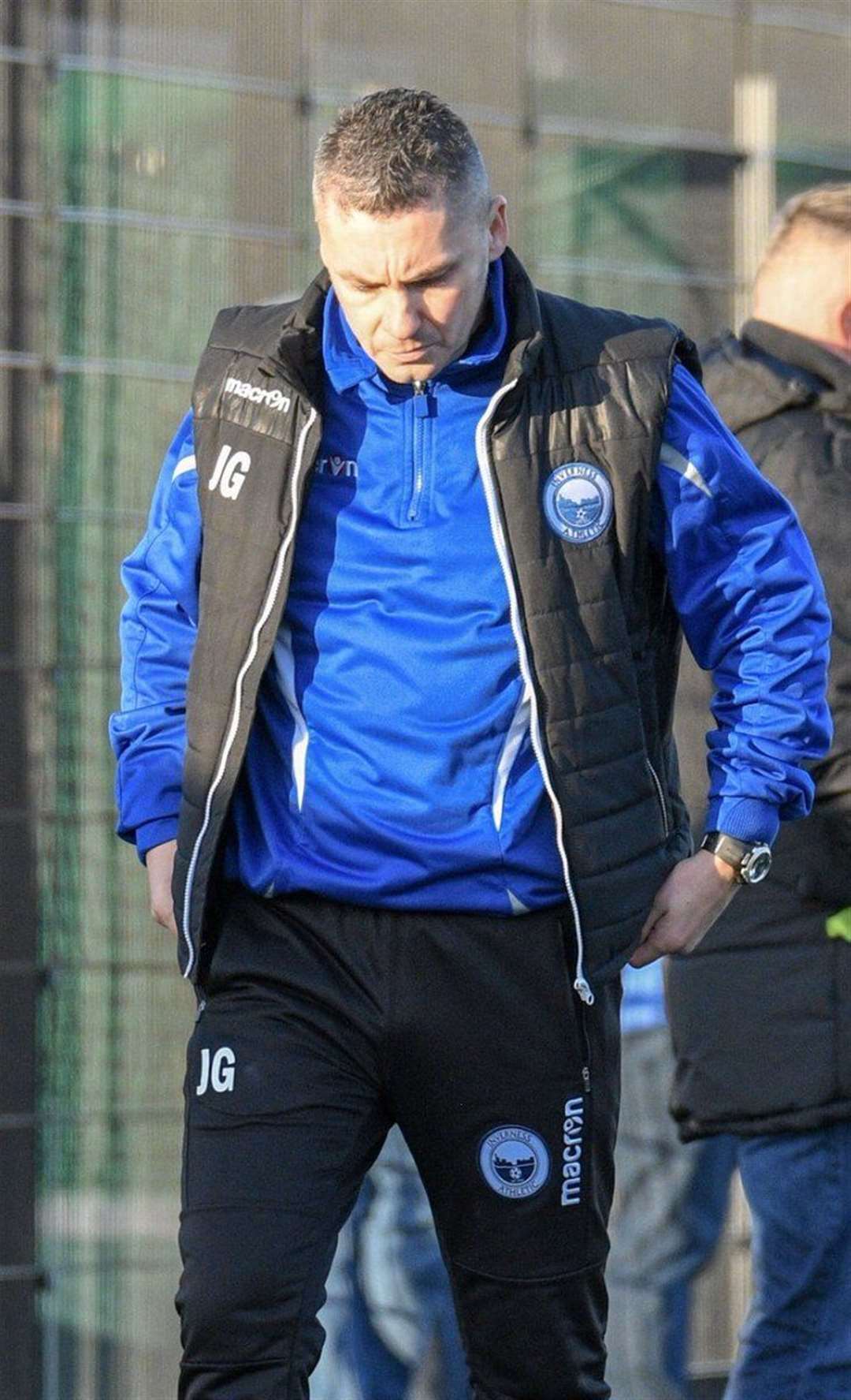 Inverness Athletic manager Jason Golabek.