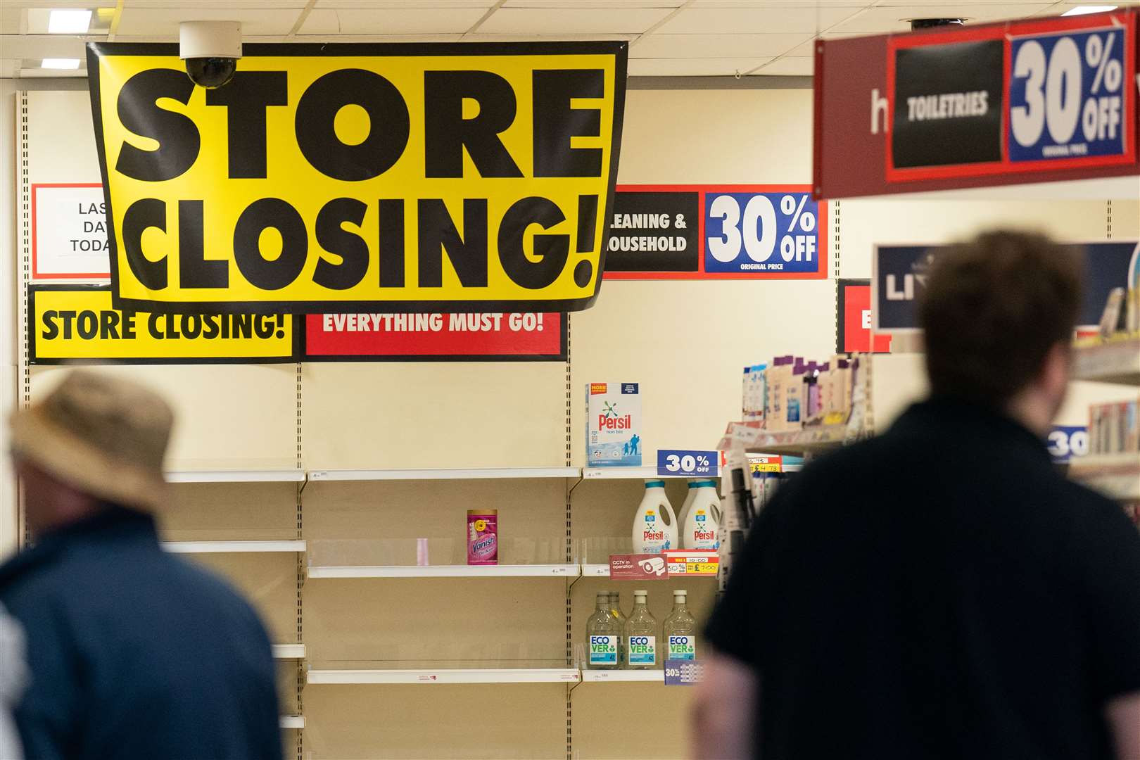 Wilko stores were forced to close after the chain collapsed (Joe Giddens/PA)