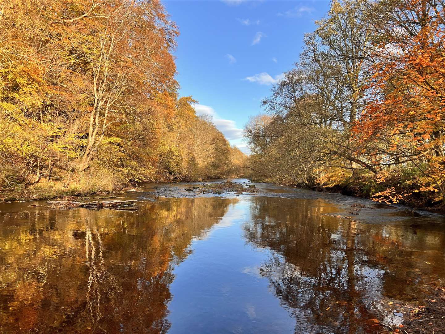Beautiful colours at the River Nairn. Picture: Susan Breen
