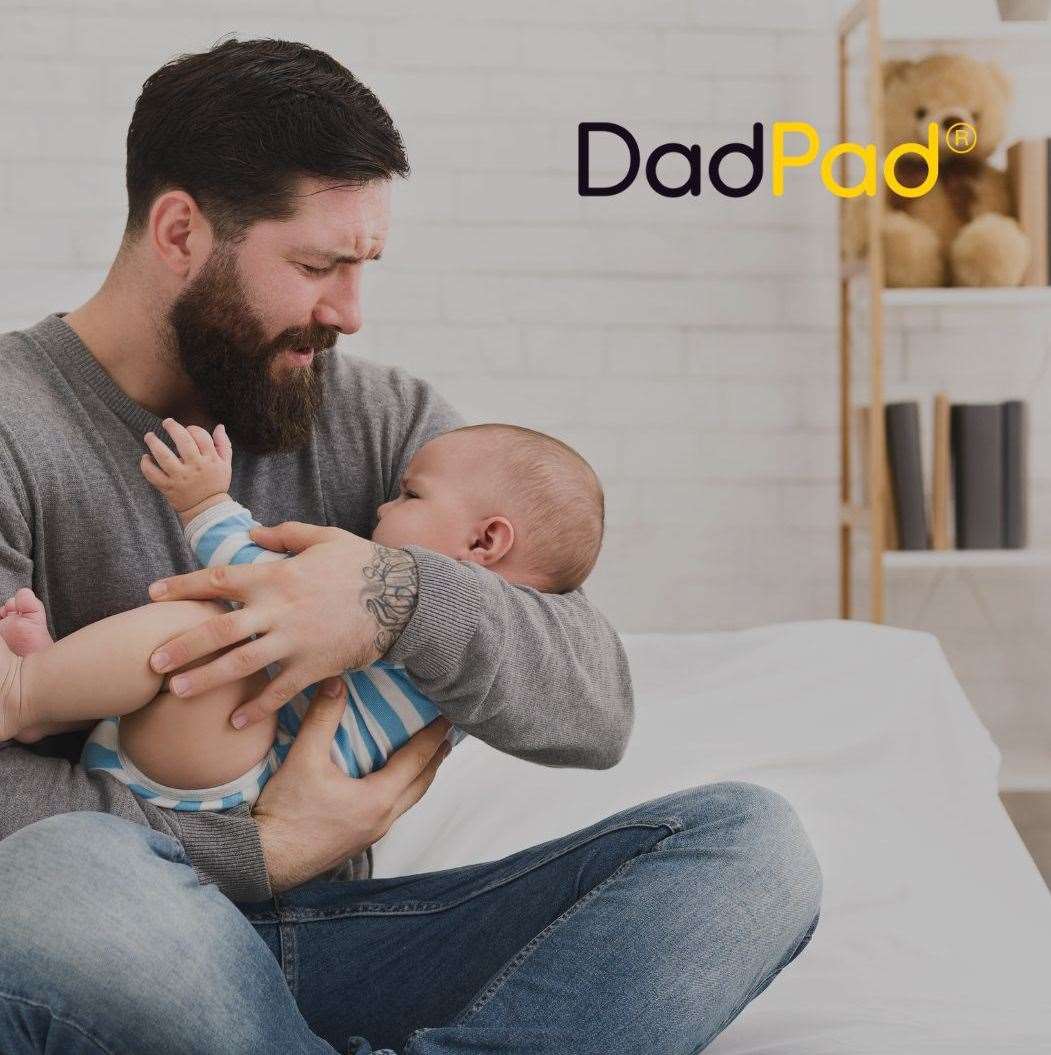 The DadPad app is designed to offer free advice to new dads and dads-to-be.
