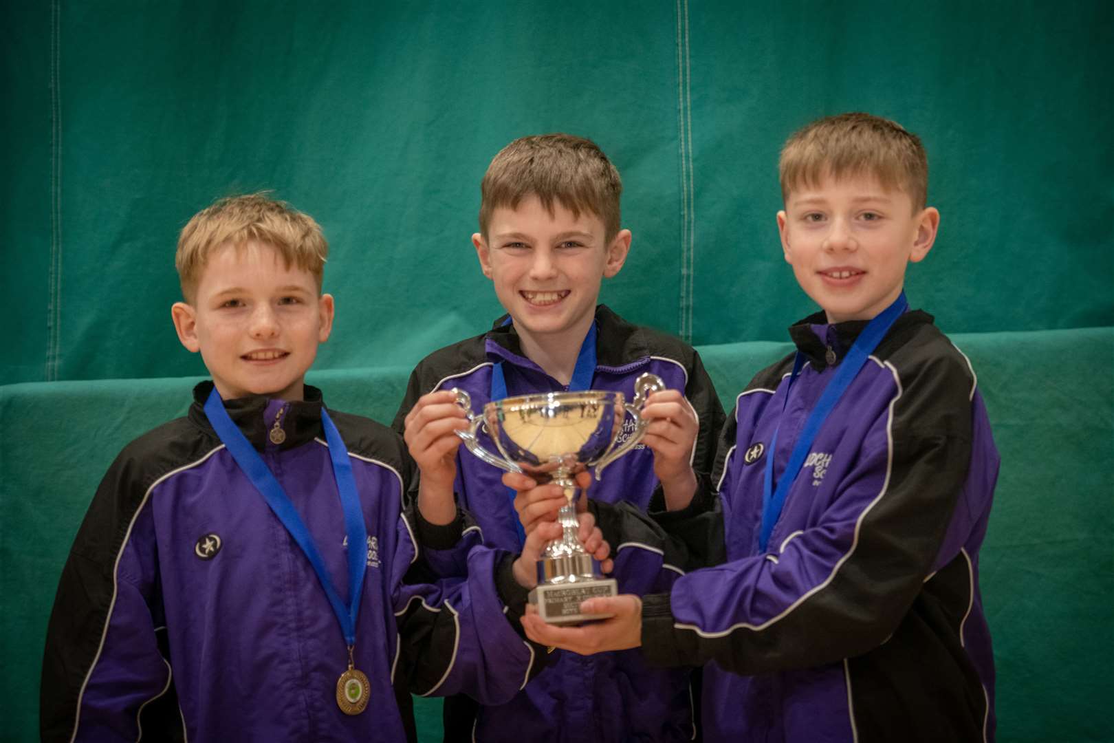 Primary Six and Seven Section Two champions Lochardil. Picture: Callum Mackay