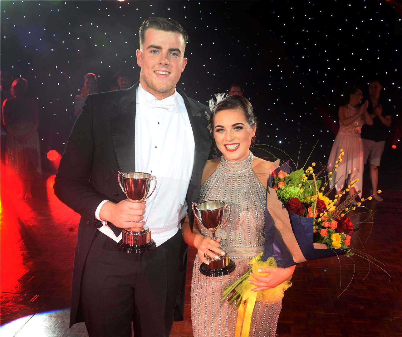 Strictly Inverness 2022 winners Adam Crichton and Penny O'Brien. Picture Gary Anthony